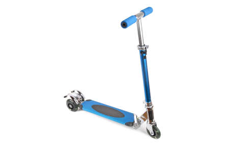 a  scooter for children with white backgroundの写真素材
