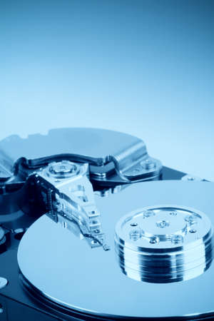 close up of the hard drive,background of computer data