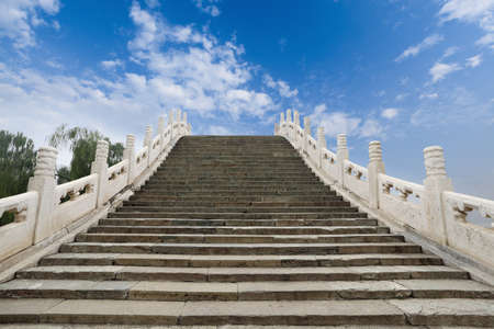 stone arch bridge in summer palace ,beijing