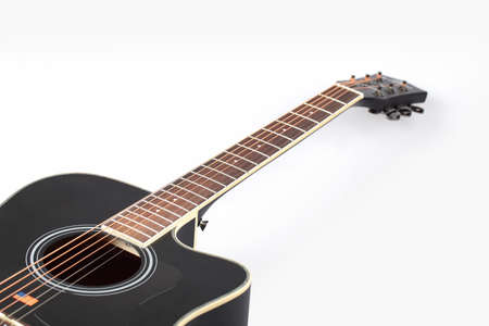 guitar isolated on the white