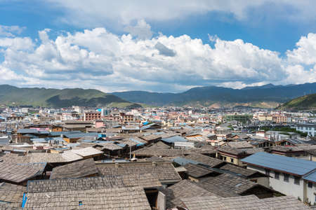 shangri-la  is China's best preserved historical and cultural famous cityの写真素材