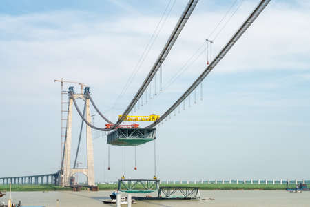 bridge construction, the development of public infrastructureの写真素材