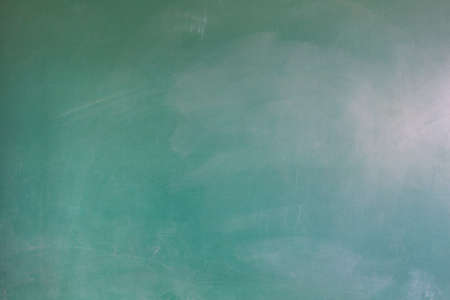 blank green chalkboard background, blackboard texture with copy spaceの写真素材