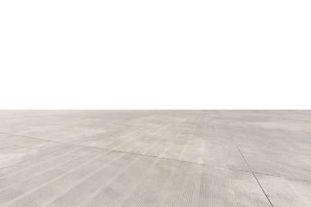 cement floor ground, parking lot of highway service area