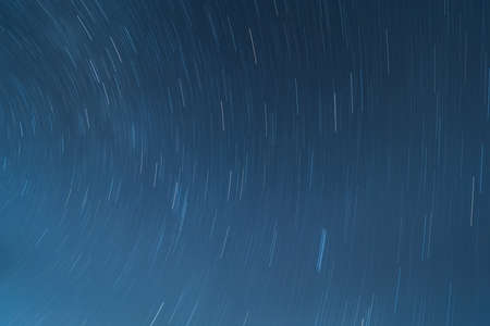 starry sky background,star trails of long time exposure