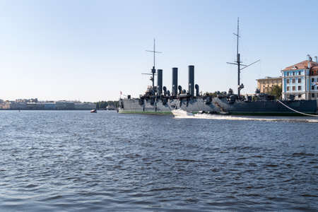 neva river landscape, saint petersburg, Russia