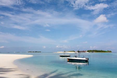 maldives island scenery, a famous tourist destinationの写真素材