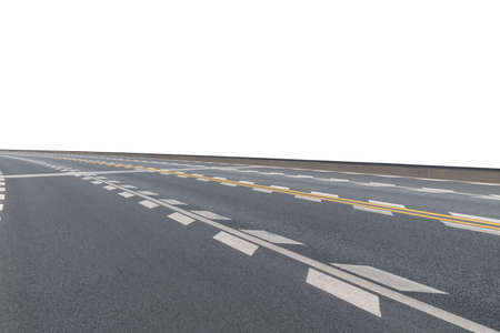 road surface isolated on white