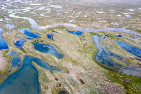 water sources conservation region and plateau wetlands, qinghai province, China