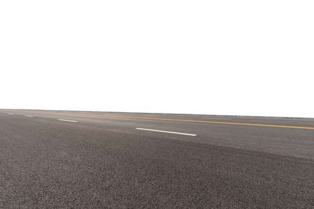 road isolated on white background