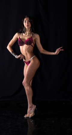 Beautiful athletic girlの写真素材