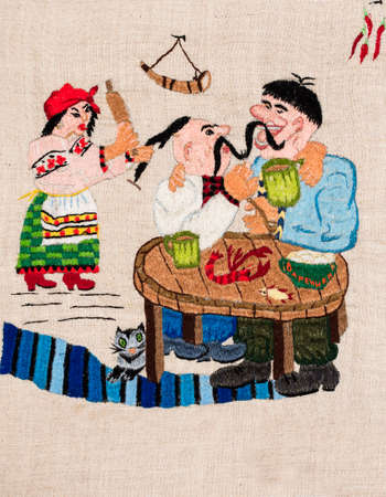 embroidery, art, handicraftの写真素材