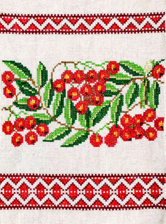 Ukrainian folk embroidery, handmade