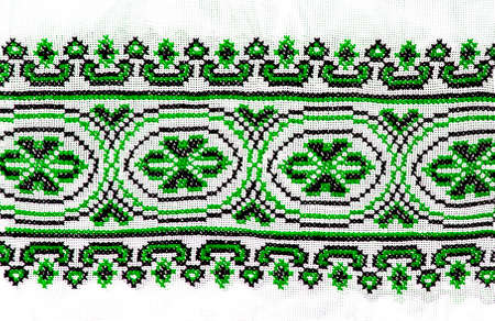 Ukrainian folk embroidery, handmadeの写真素材