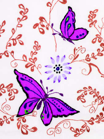 Handmade embroidery, folk arts and craftsの写真素材