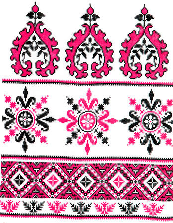 Ukrainian folk embroidery, handmade