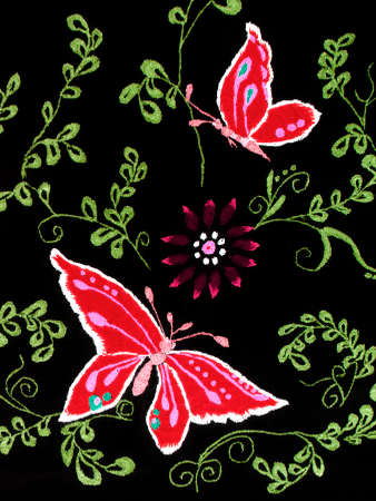 Handmade embroidery, folk arts and craftsの写真素材