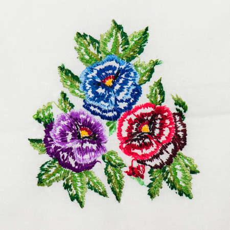 Handmade embroidery, folk arts and crafts