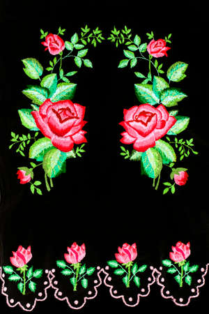 Ukrainian folk embroidery, handmade