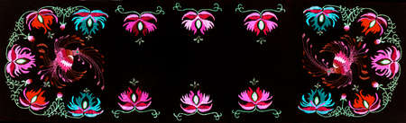 Handmade embroidery, folk arts and crafts