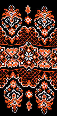 Ukrainian folk embroidery, handmadeの写真素材