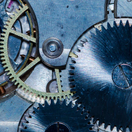 clockwork old mechanical watch, high resolution and detail