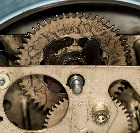 clockwork old mechanical watch, high resolution and detail