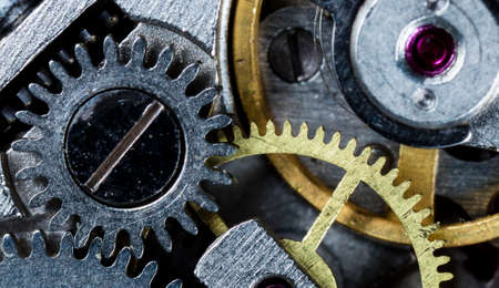 clockwork old mechanical watch, high resolution and detail