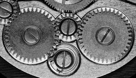 clockwork old mechanical watch, high resolution and detail