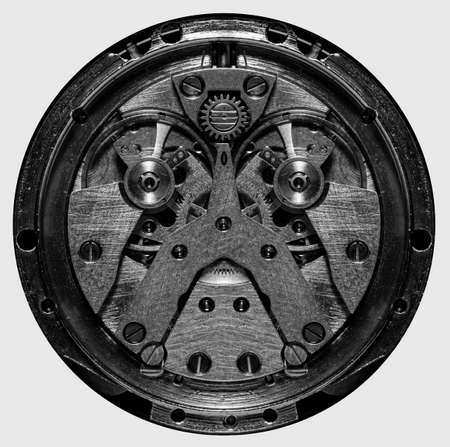 clockwork old mechanical watch, high resolution and detail