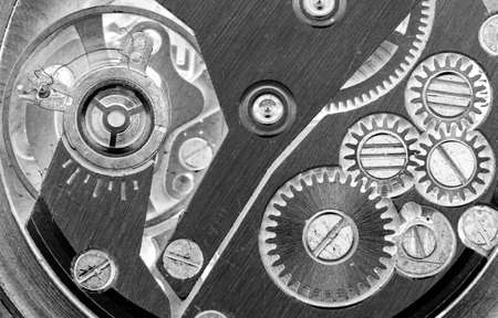 clockwork old mechanical watch, high resolution and detail