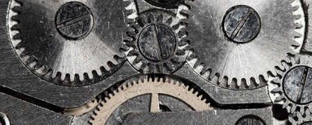 clockwork old mechanical watch, high resolution and detailの写真素材