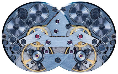 clockwork old mechanical watch, high resolution and detail