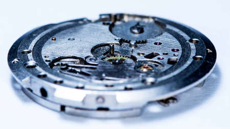 clockwork old mechanical watch, high resolution and detailの写真素材