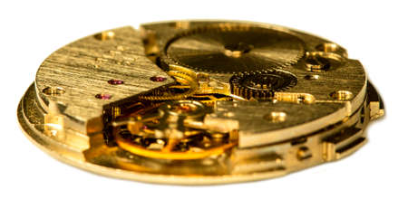 clockwork old mechanical watch, high resolution and detailの写真素材