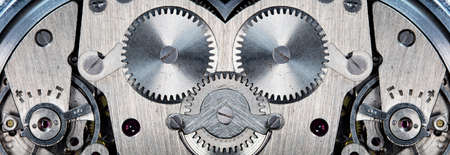 clockwork mechanical watch, high resolution and detail