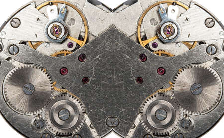 clockwork old mechanical watch, high resolution and detail