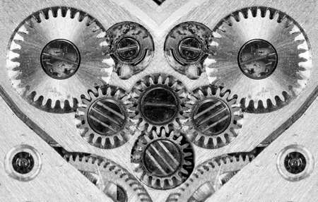 clockwork old mechanical watch, high resolution and detail