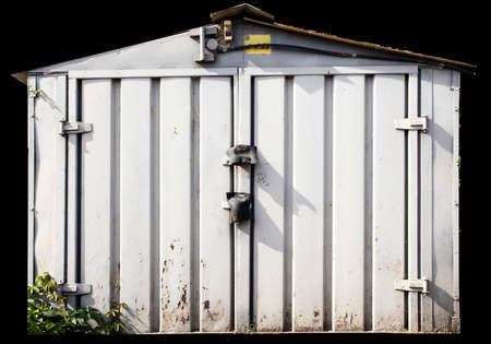 old metal warehouse door, hangar, high resolution photo