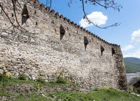 medieval wallの写真素材