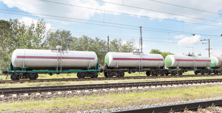 railway tank wagonの写真素材