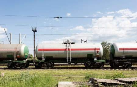 railway tank wagonの写真素材