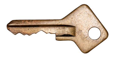 old metal key, high resolution photoの写真素材
