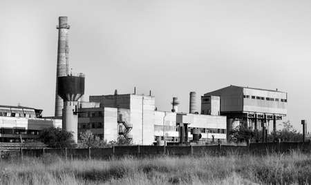 old factory exterior, industryの写真素材