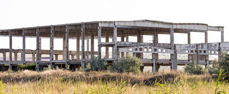old factory exterior, industryの写真素材