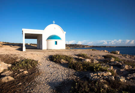 building a church in Cyprusの写真素材