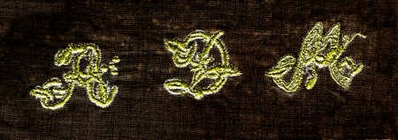 Handmade embroidery, folk arts and craftsの写真素材
