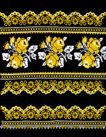 Handmade embroidery, folk arts and crafts