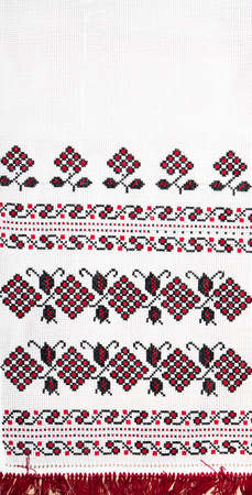 Handmade embroidery, folk arts and craftsの写真素材