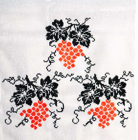 Handmade embroidery, folk arts and crafts